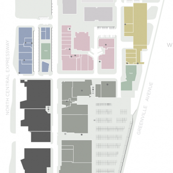 Plan of mall The Shops at Park Lane