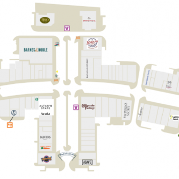 Plan of mall The Shops at Pembroke Gardens