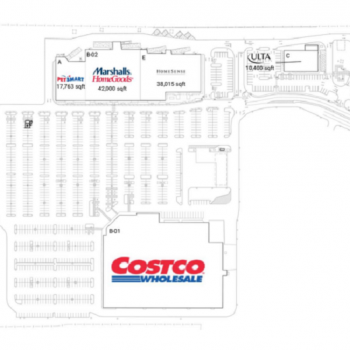 Plan of mall The Shops at Riverhead