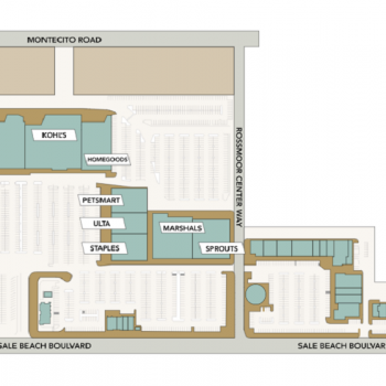 Plan of mall The Shops at Rossmoor