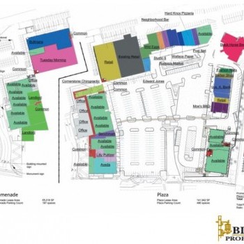 Plan of mall The Shops At Western Plaza