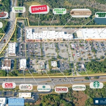 Plan of mall The Square at University Town Center