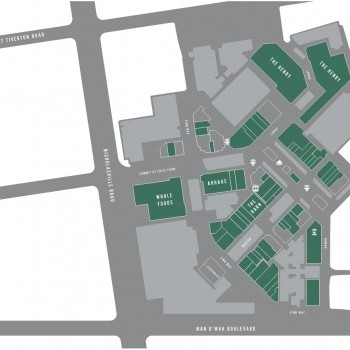 Plan of mall The Summit at Fritz Farms