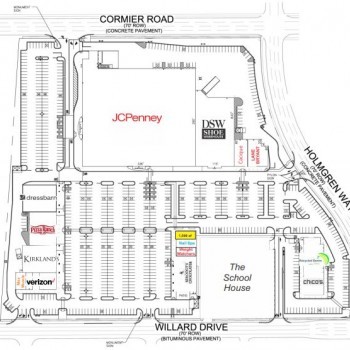 Plan of mall The Village At Bay Park