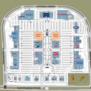 Plan of mall The Village at Cumberland Park