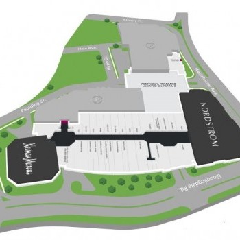Plan of mall The Westchester