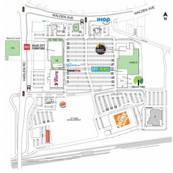 Plan of mall Thruway Plaza