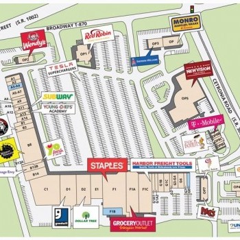 Plan of mall Tilghman Square