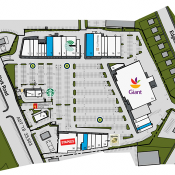 Plan of mall Timonium Square