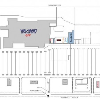 Plan of mall Toledo Commons