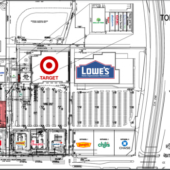 Plan of mall Tomball Town Center