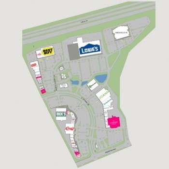 Plan of mall Town & Country Commons