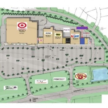 Plan of mall Towne Center North