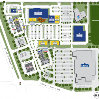 Plan of mall Townwest Commons