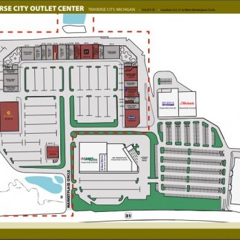 Plan of mall Traverse City Outlet Center