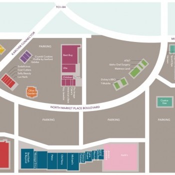 Plan of mall Treasure Valley Marketplace