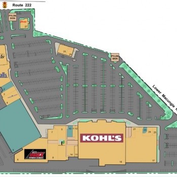 Plan of mall Trexler Mall