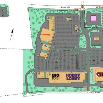 Plan of mall Trexlertown Plaza