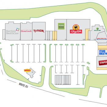 Plan of mall Tri-City Plaza Shopping Center