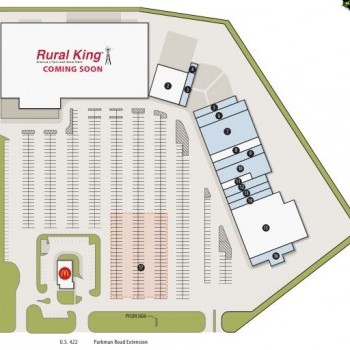 Plan of mall Trumbull Plaza