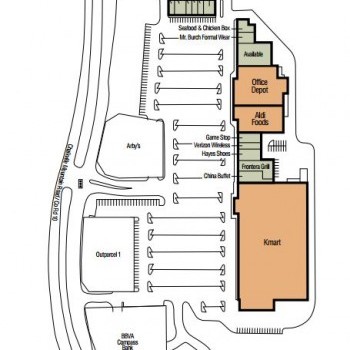 Plan of mall Trussville Shopping Center