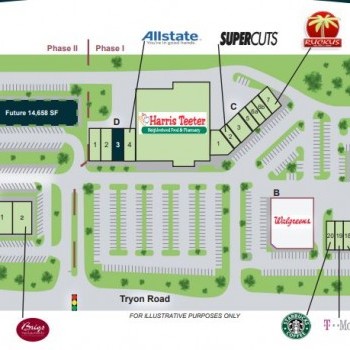 Plan of mall Tryon Village