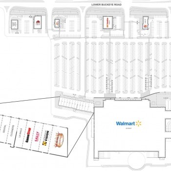 Plan of mall Tuscano Towne Center