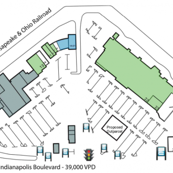 Plan of mall Ultra Highland Plaza