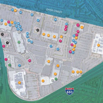 Plan of mall Union Landing Shopping Center
