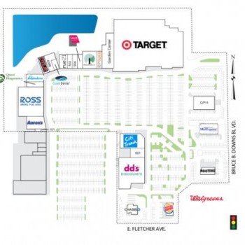 Plan of mall University Plaza