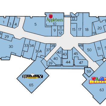 Plan of mall Uptown Scottsbluff (Monument Mall)