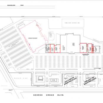 Plan of mall Urbandale Shopping Center