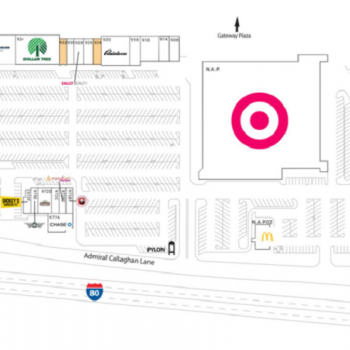 Plan of mall Vallejo Corners