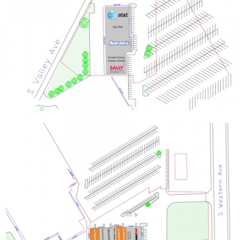 Plan of mall Valley View Plaza