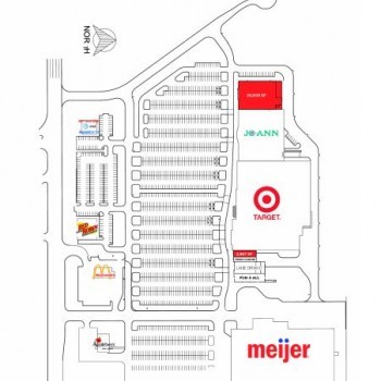 Plan of mall Valley View Shopping Center