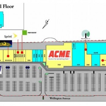 Plan of mall Ventnor Plaza
