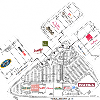 Plan of mall Ventura Gateway