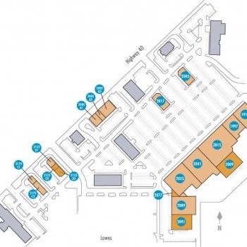 Plan of mall Vernal Towne Center