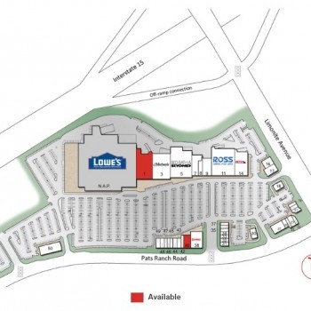 Plan of mall Vernola Marketplace