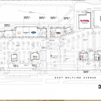 Plan of mall Village at Knapp's Crossing