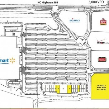 Plan of mall Village at Red Bridge