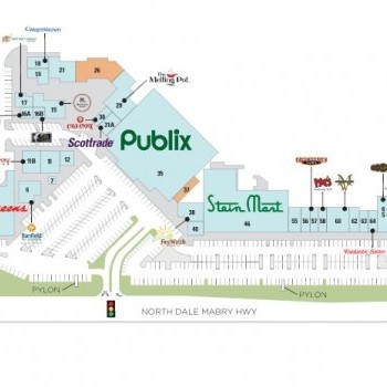 Plan of mall Village Center