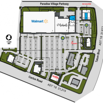Plan of mall Village Crossroads
