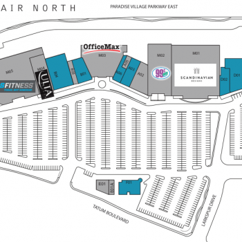 Plan of mall Village Fair North