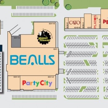 Plan of mall Village Oaks