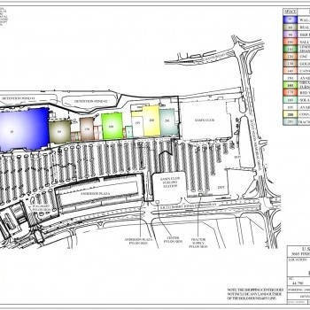 Plan of mall Village Plaza