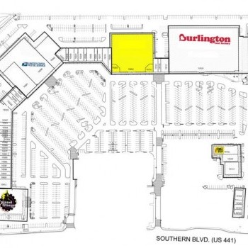 Plan of mall Village Shoppes