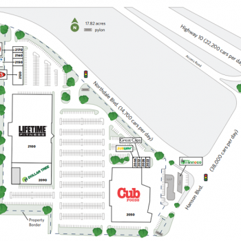 Plan of mall Village Ten Shopping Center