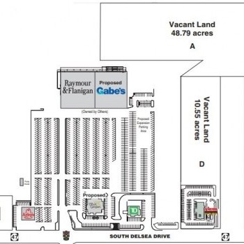 Plan of mall Vineland Marketplace & Kmart Plaza