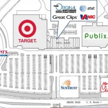 Plan of mall Virginia Center Marketplace